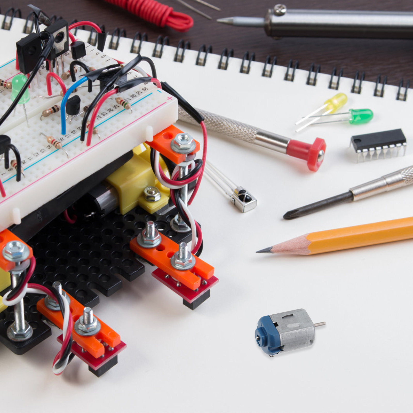 Diy Rc Electronics - 10Pcs Mini Dc Motor 3V High