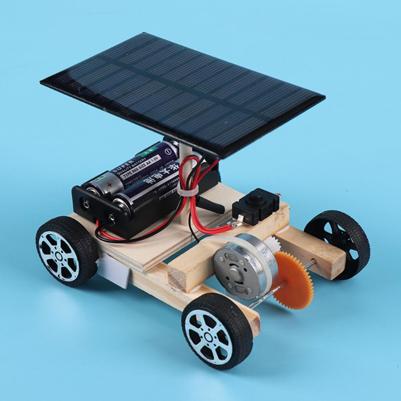 Diy Electronics Components Kit - Assemble Solar Car Creative Inventions Motor