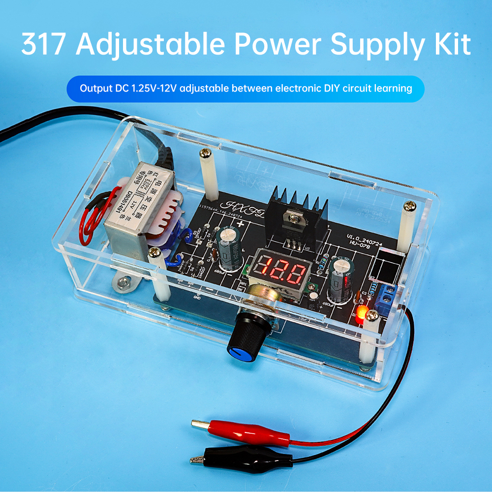 Lm317 Voltage Regulator - LM317 DC regulated adjustable power supply