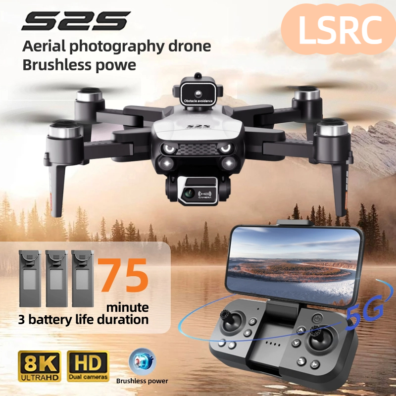 Diy Rc Electronics - S2S Mini Drone 8K Professional HD