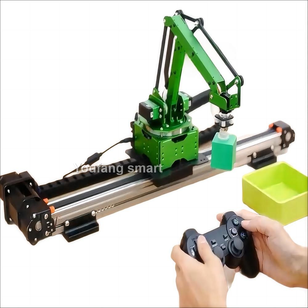 Diy Kit Elektronik - 5 Axis Robot Arm with Guide
