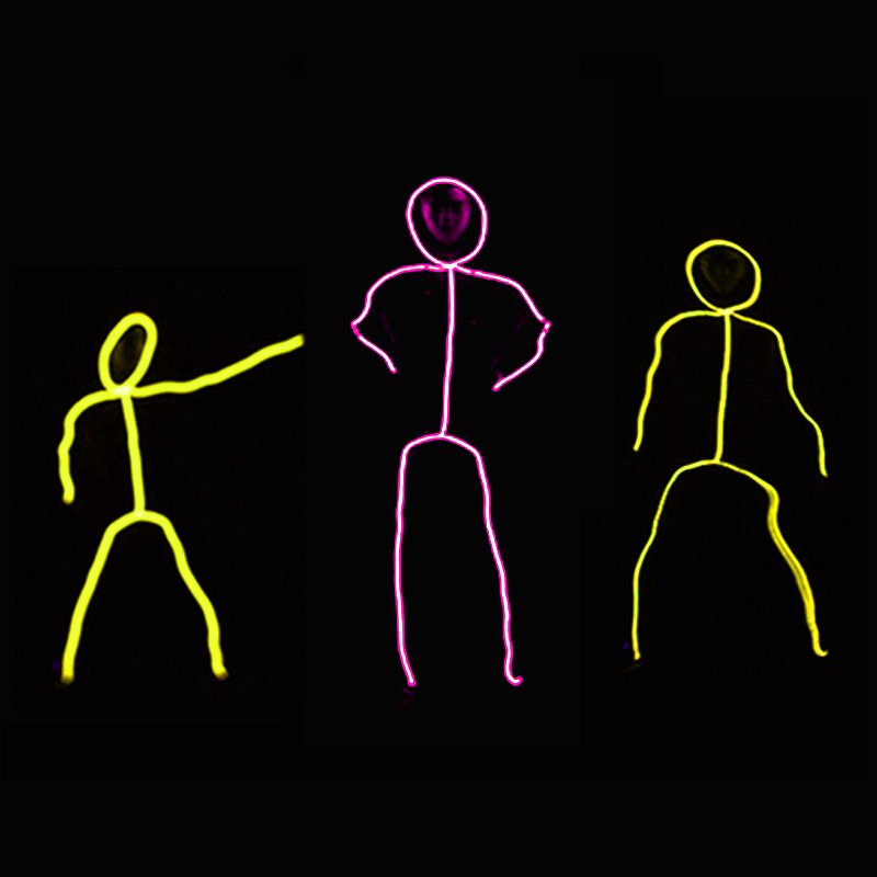 Cosplay Matchstick Men Costume - مراجعة Diy Kit Elektronik وسعره