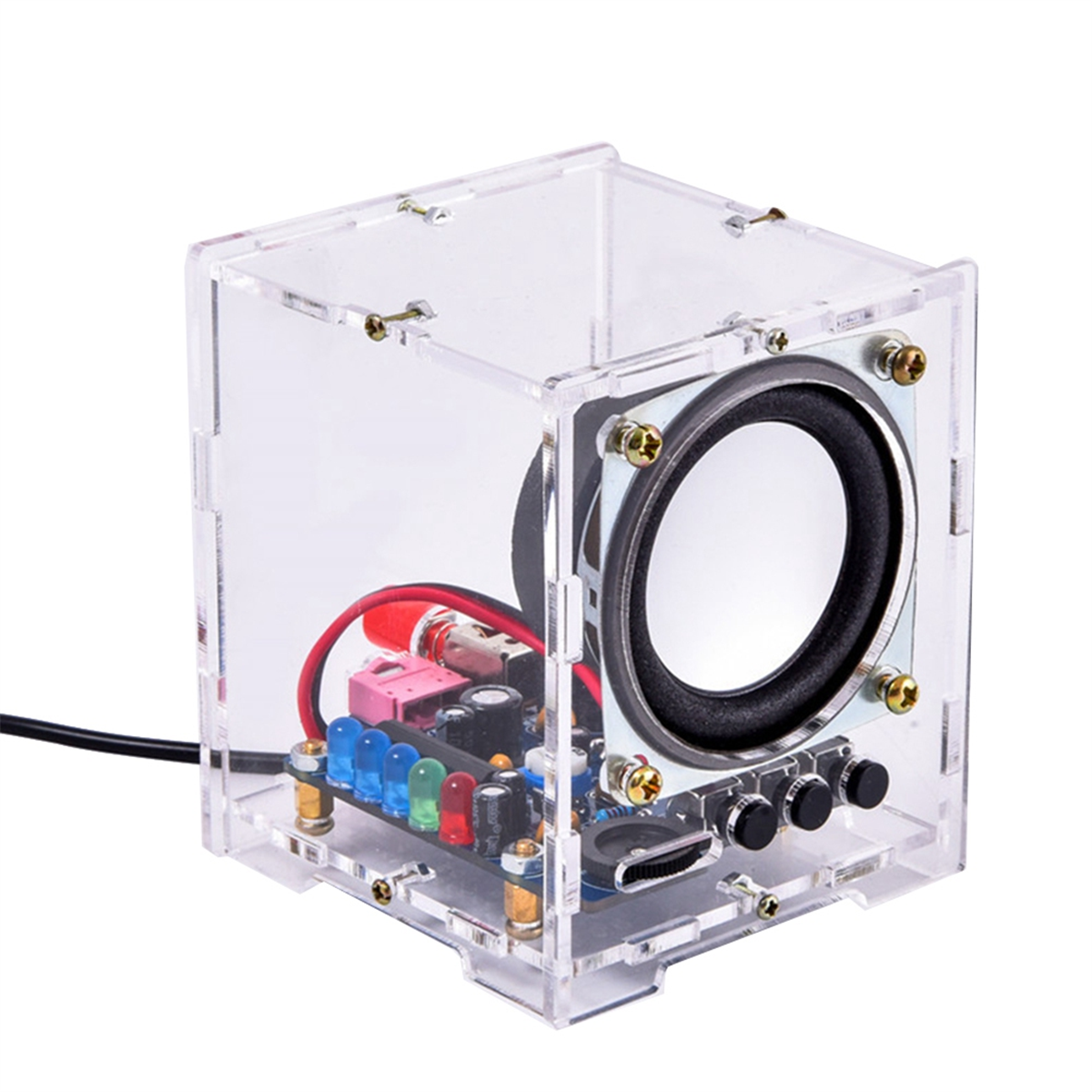 HU-009 Bluetooth Speaker Mini  - مراجعة Diy Electronics Components Kit وسعره