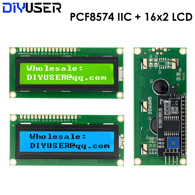 LCD1602 1602 LCD Module Blue / - مراجعة I2C Lcd Display وسعره