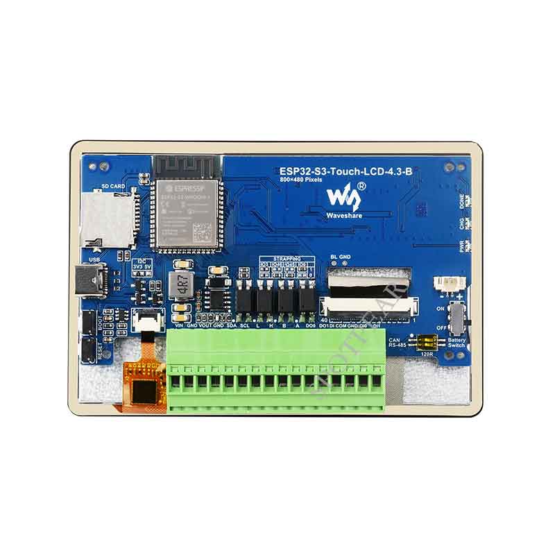 ESP32 S3  800x480 Captive Touc - مراجعة I2C Lcd Display وسعره