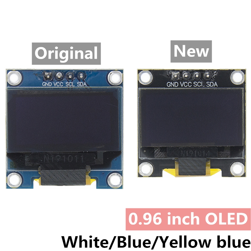 0.96 inch IIC Serial 4pin Whit - مراجعة I2C Lcd Display وسعره