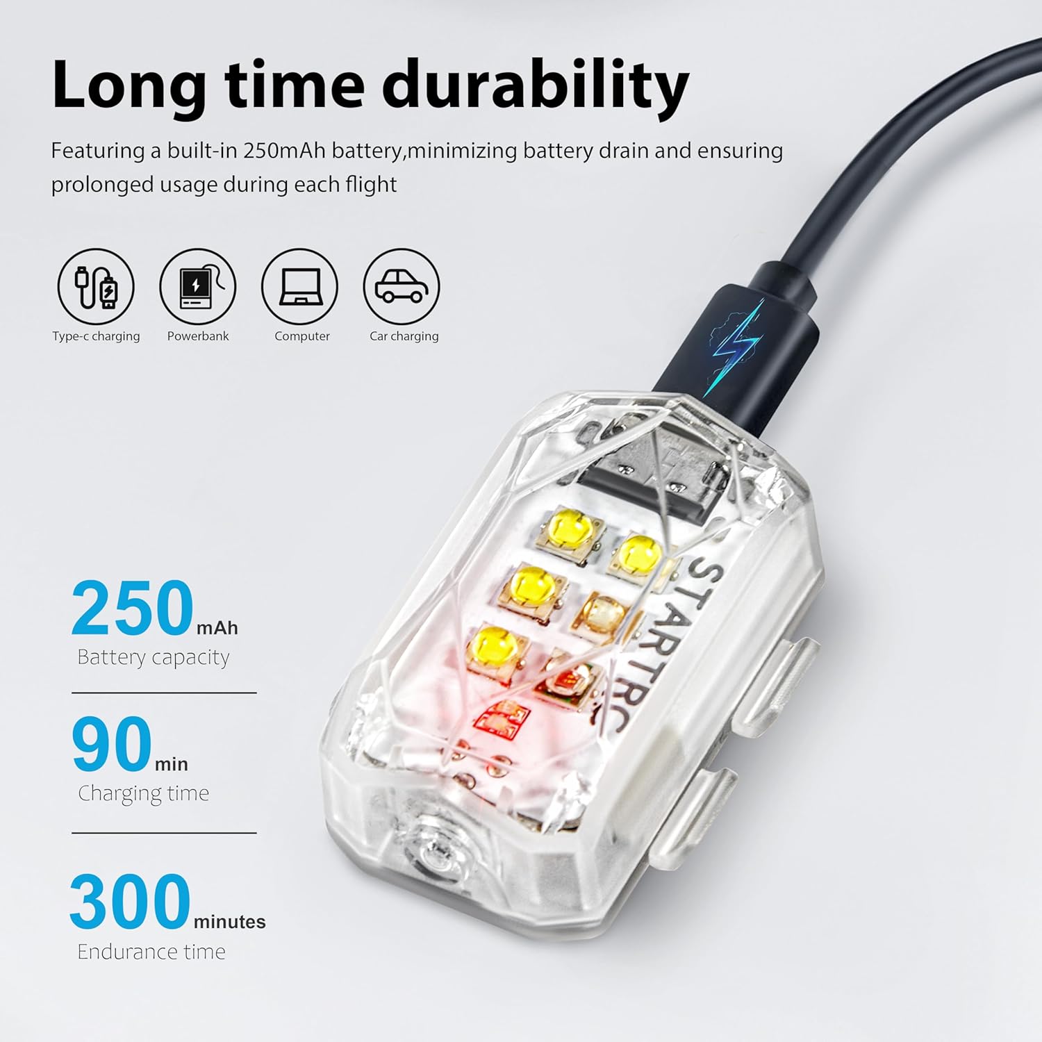 STARTRC Drone Strobe Light Ant - مراجعة Diy Rc Electronics وسعره
