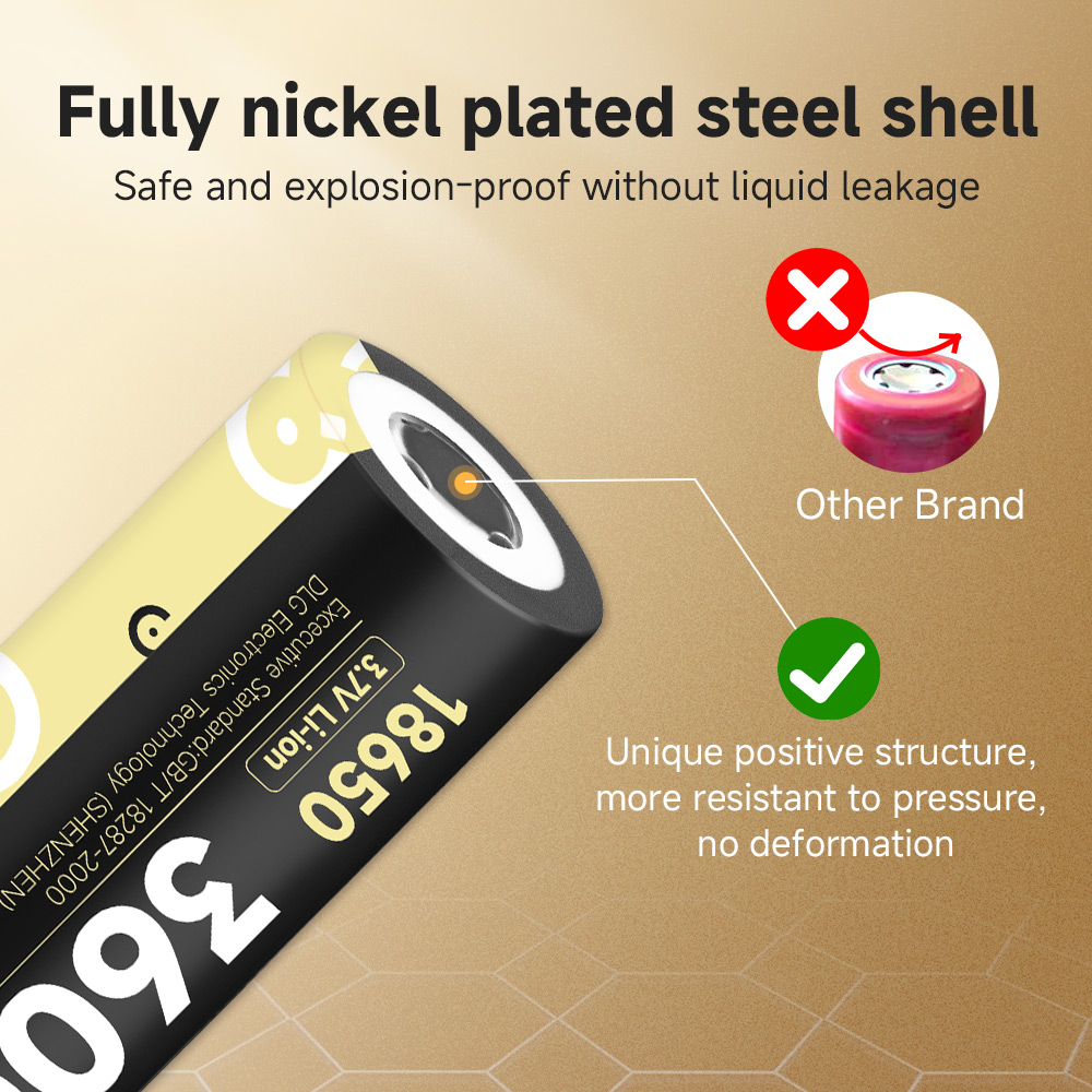 DLGpower Original 18650 Batter - مراجعة Diy Vape Electronics وسعره