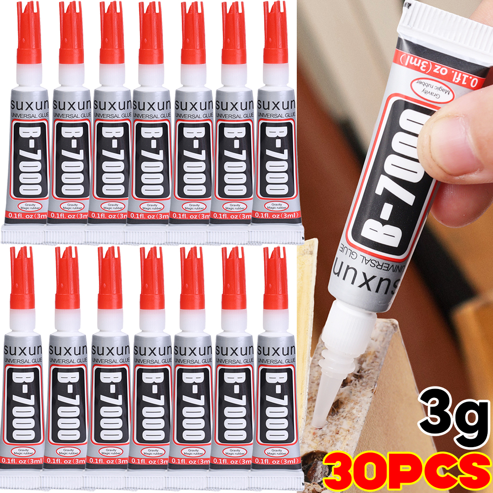 3g Clear Liquid Glue B-7000 So - مراجعة Diy Electronic Components وسعره