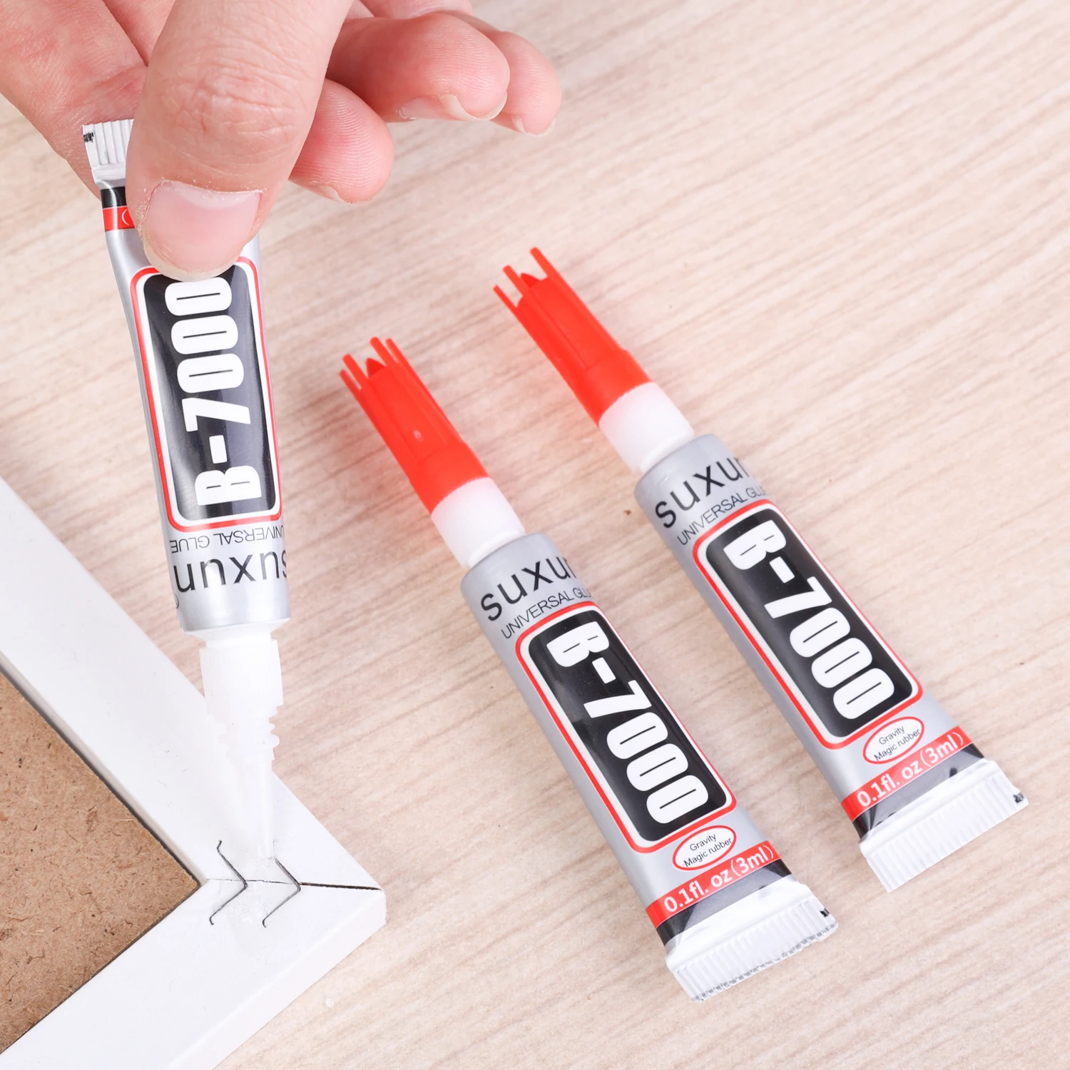 3g Clear Liquid Glue B-7000 So - مراجعة Diy Electronic Components وسعره