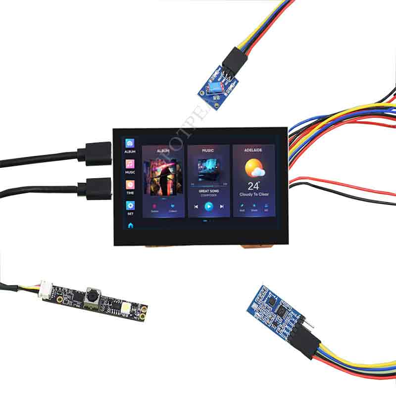 ESP32 S3 4.3inch LCD 800x480 C - مراجعة I2C Lcd Display وسعره