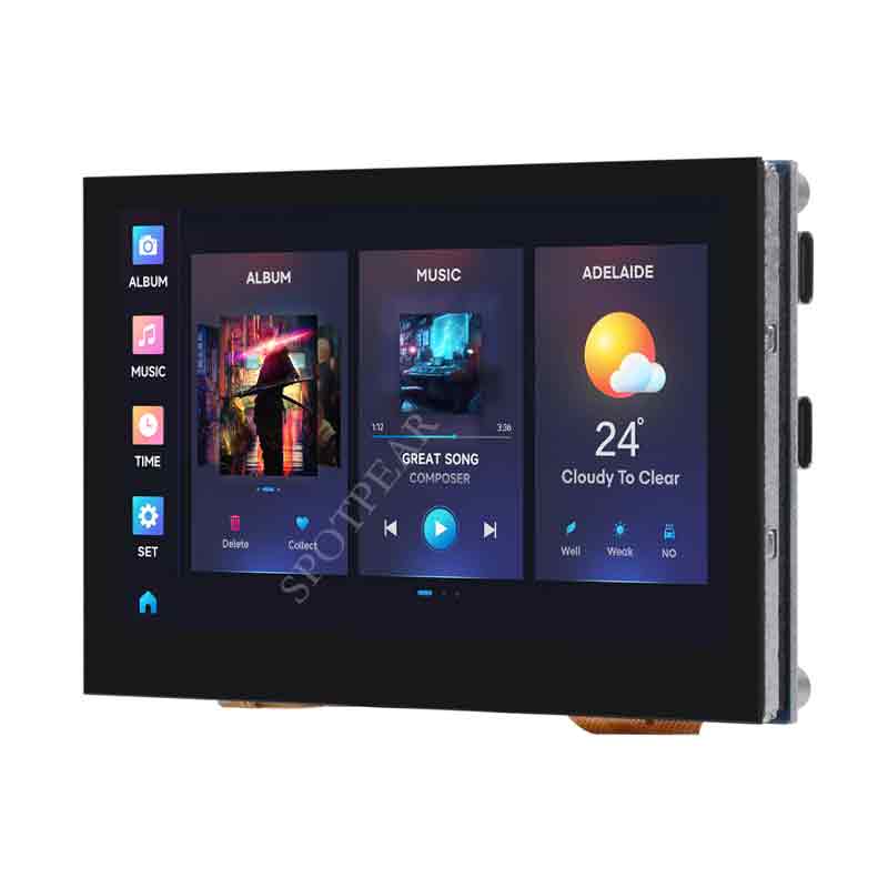 ESP32 S3 4.3inch LCD 800x480 C - مراجعة I2C Lcd Display وسعره