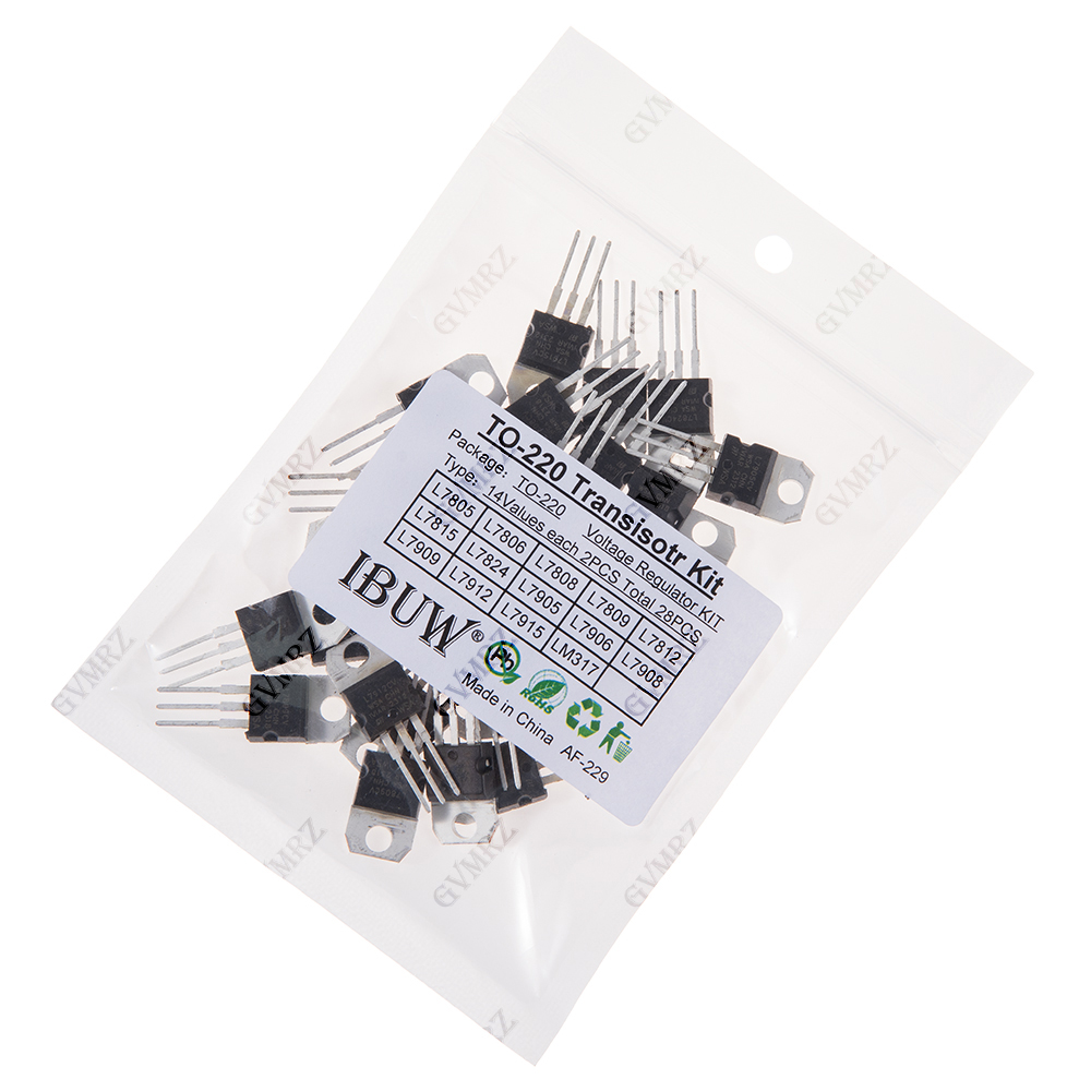 28PCS L7805 14Values TO-220 Tr - مراجعة Lm317 Voltage Regulator وسعره