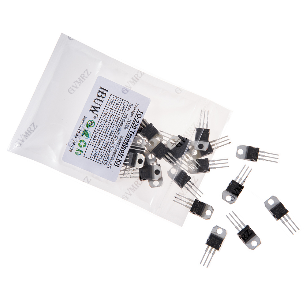 28PCS L7805 14Values TO-220 Tr - مراجعة Lm317 Voltage Regulator وسعره