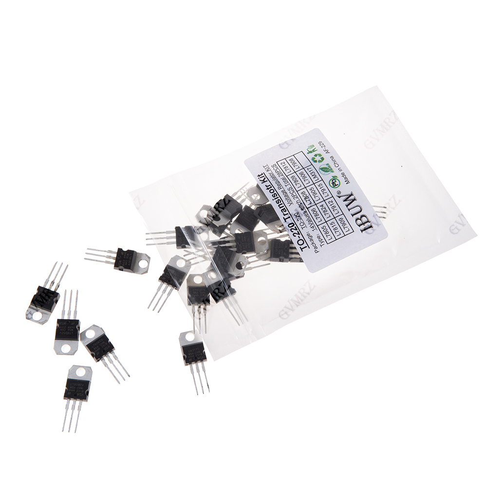 28PCS L7805 14Values TO-220 Tr - مراجعة Lm317 Voltage Regulator وسعره