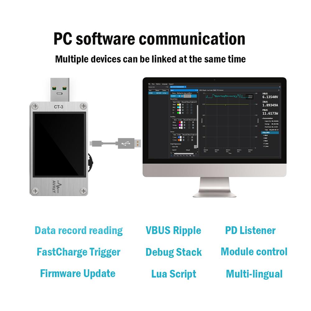 AVHzY USB 3.1 Power Meter  Dig - مراجعة Logic Analyzer Usb وسعره