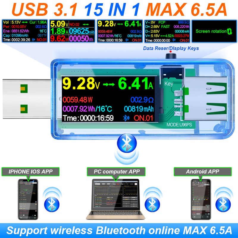 15 IN 1 USB 3.1 Tester DC Digi - مراجعة Logic Analyzer Usb وسعره