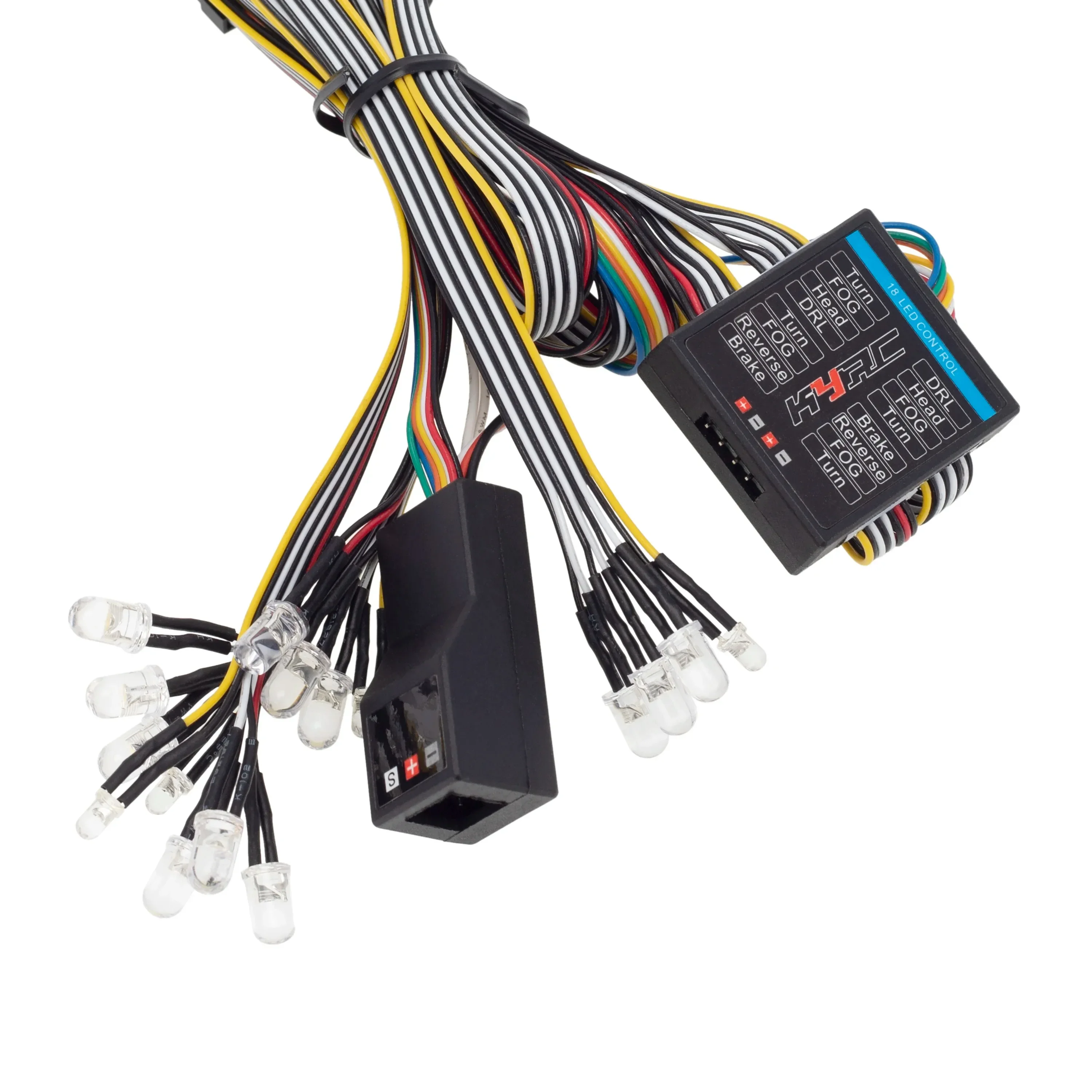 RC Car 1/8 1/10 RC Car 14 LED  - مراجعة Diy Rc Electronics وسعره