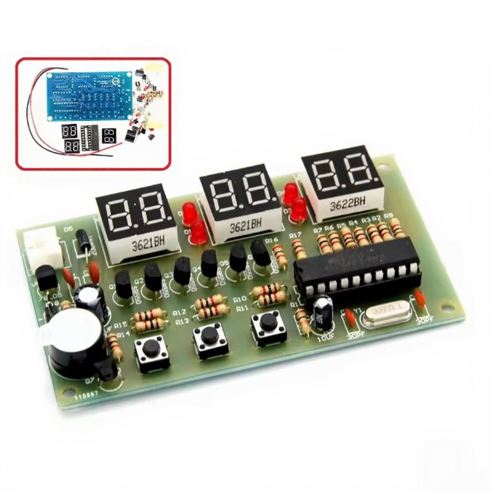 12V Digital Clock DIY Kit Alar - مراجعة Useful Diy Electronics وسعره