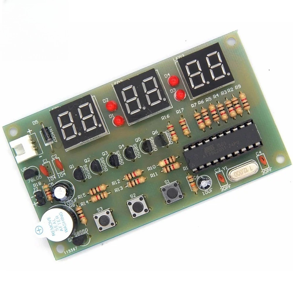 12V Digital Clock DIY Kit Alar - مراجعة Useful Diy Electronics وسعره