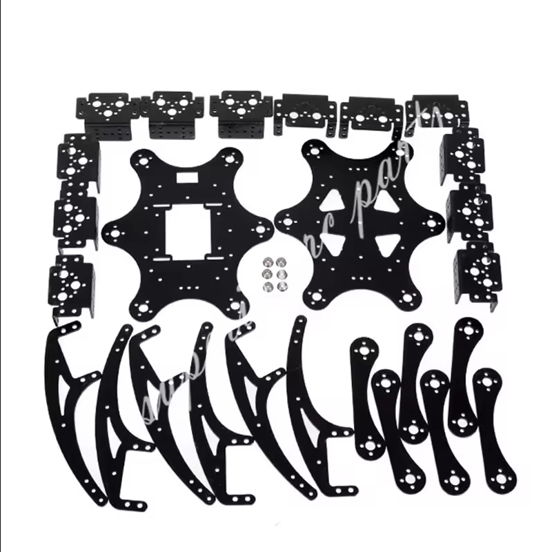 18 DOF Aluminium Hexapod Spide - مراجعة Diy Kit Elektronik وسعره