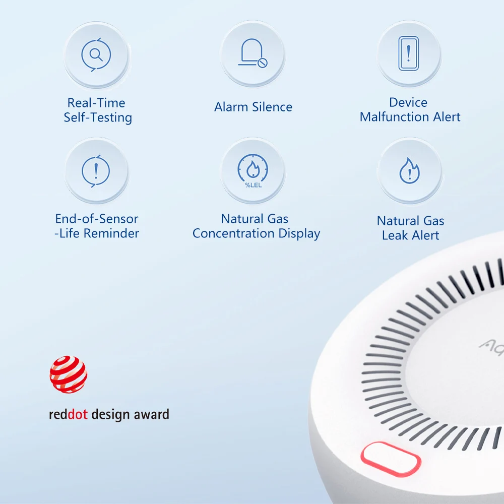 Aqara Natural Gas Detector Sma - مراجعة Diy Home Electronics وسعره