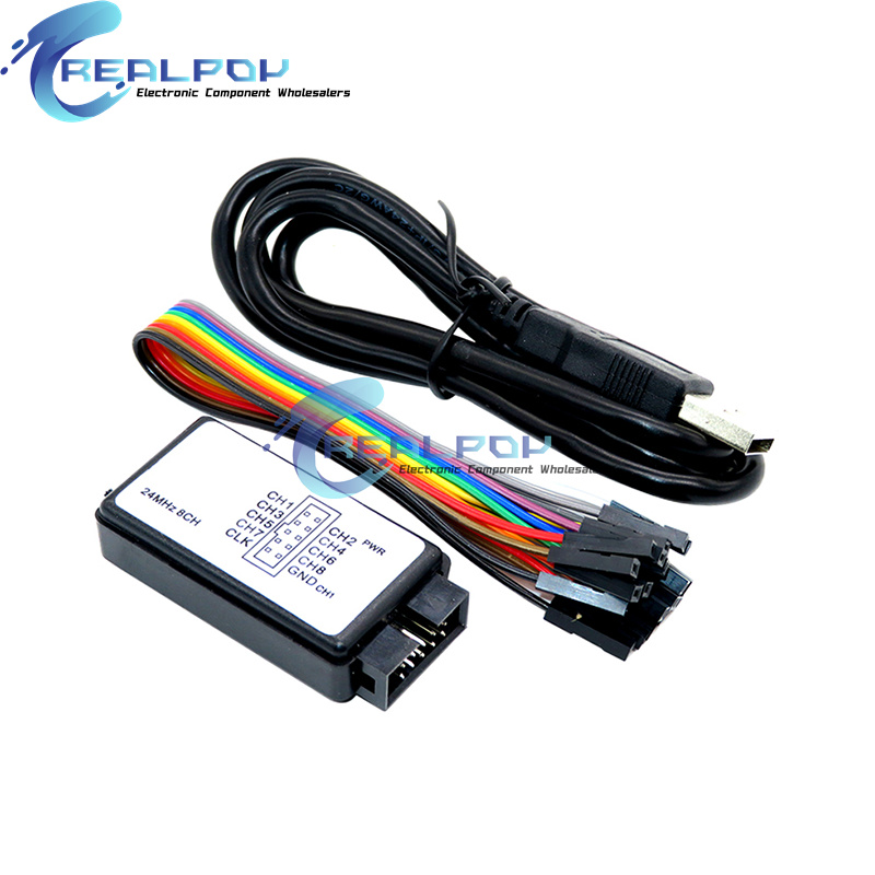 USB Logic Analyzer 24MHz 8 Cha - مراجعة Logic Analyzer Usb وسعره