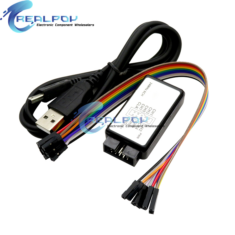 USB Logic Analyzer 24MHz 8 Cha - مراجعة Logic Analyzer Usb وسعره
