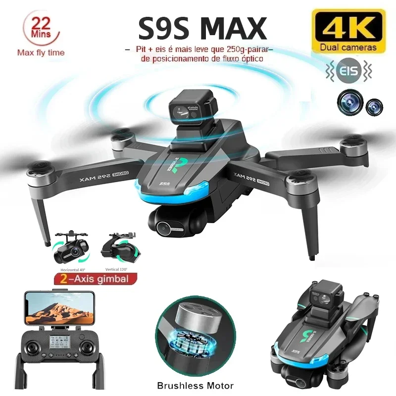 NEW S9S MAX MINI Drone 4K 2-Ax - مراجعة Diy Rc Electronics وسعره