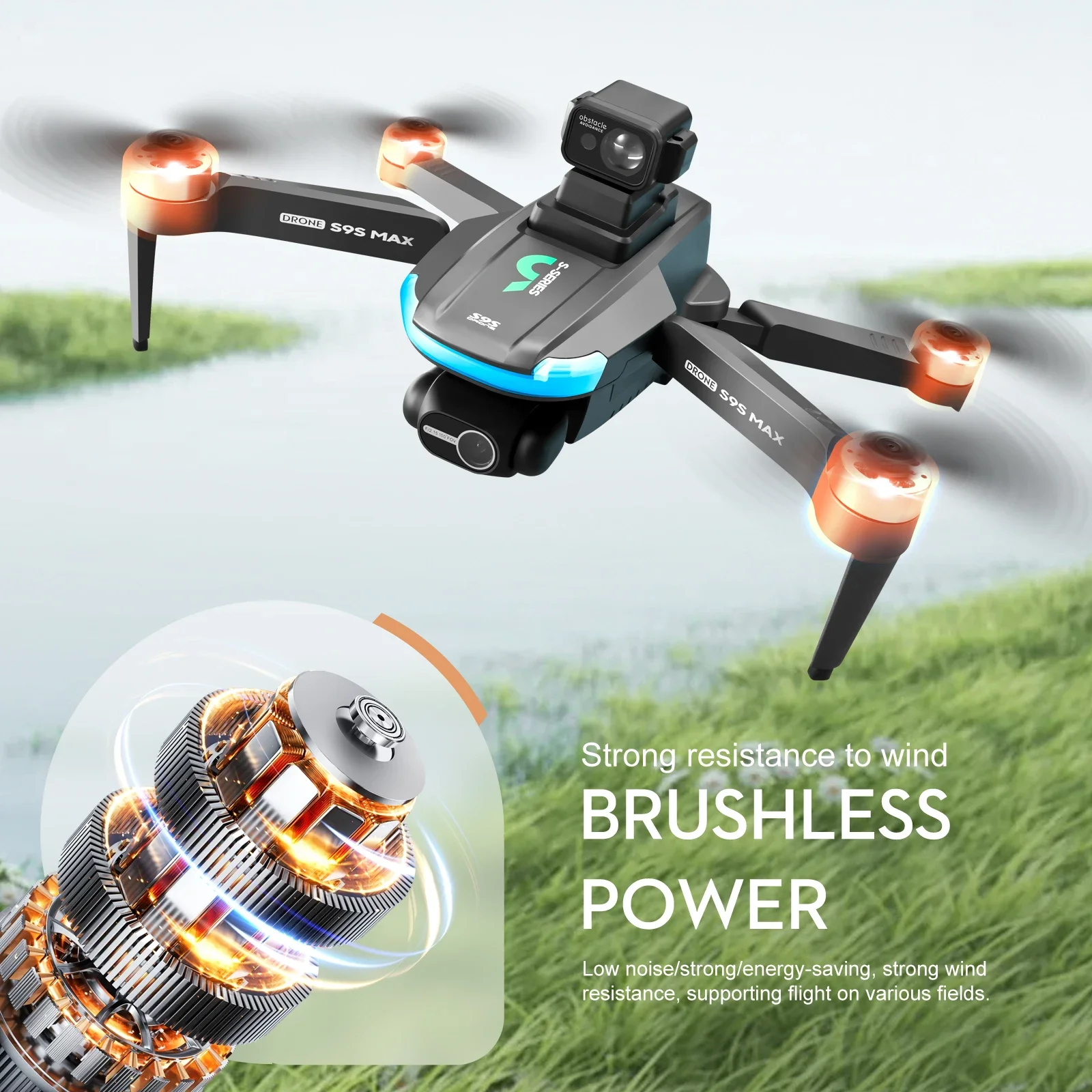 NEW S9S MAX MINI Drone 4K 2-Ax - مراجعة Diy Rc Electronics وسعره