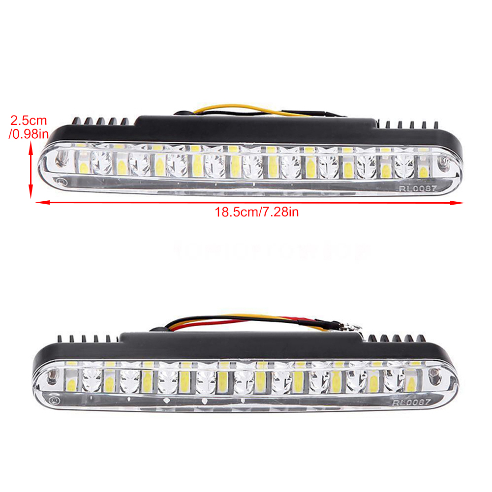 AQTQAQ 2Pcs/Set 12V Car 30 LED - مراجعة Led Assortment Kit وسعره