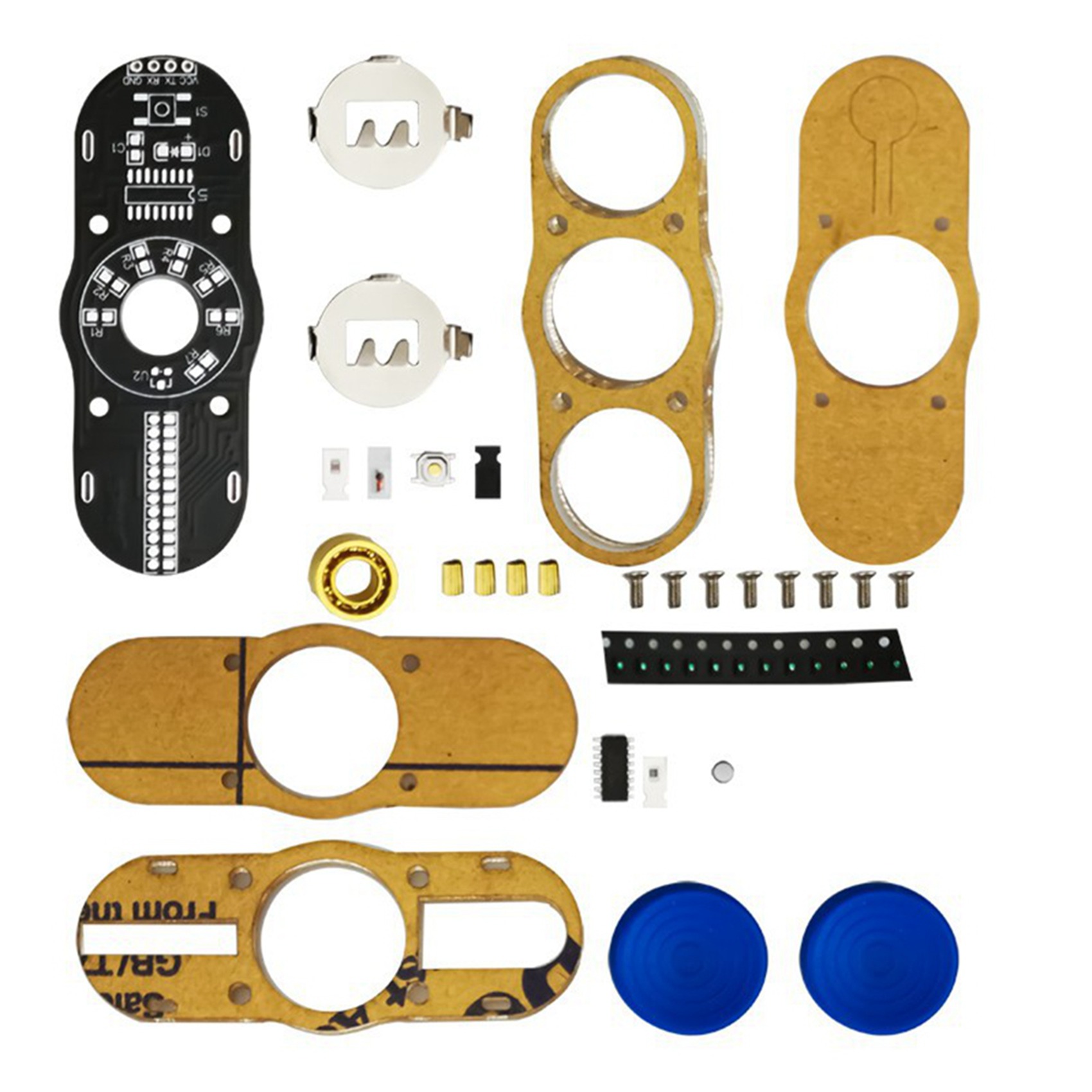 【SURPISE】2X LED Flashing Finge - مراجعة Diy Electronics Components Kit وسعره