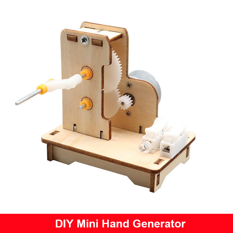 DIY Mini Hand Generator DIY Sc - مراجعة Diy Kit Elektronik وسعره