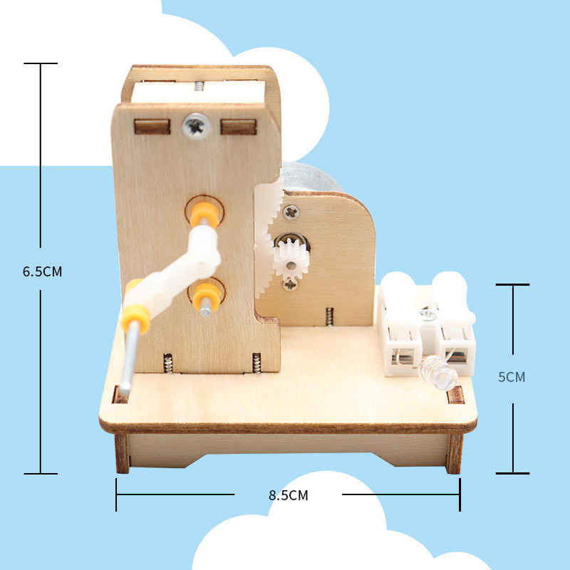 DIY Mini Hand Generator DIY Sc - مراجعة Diy Kit Elektronik وسعره