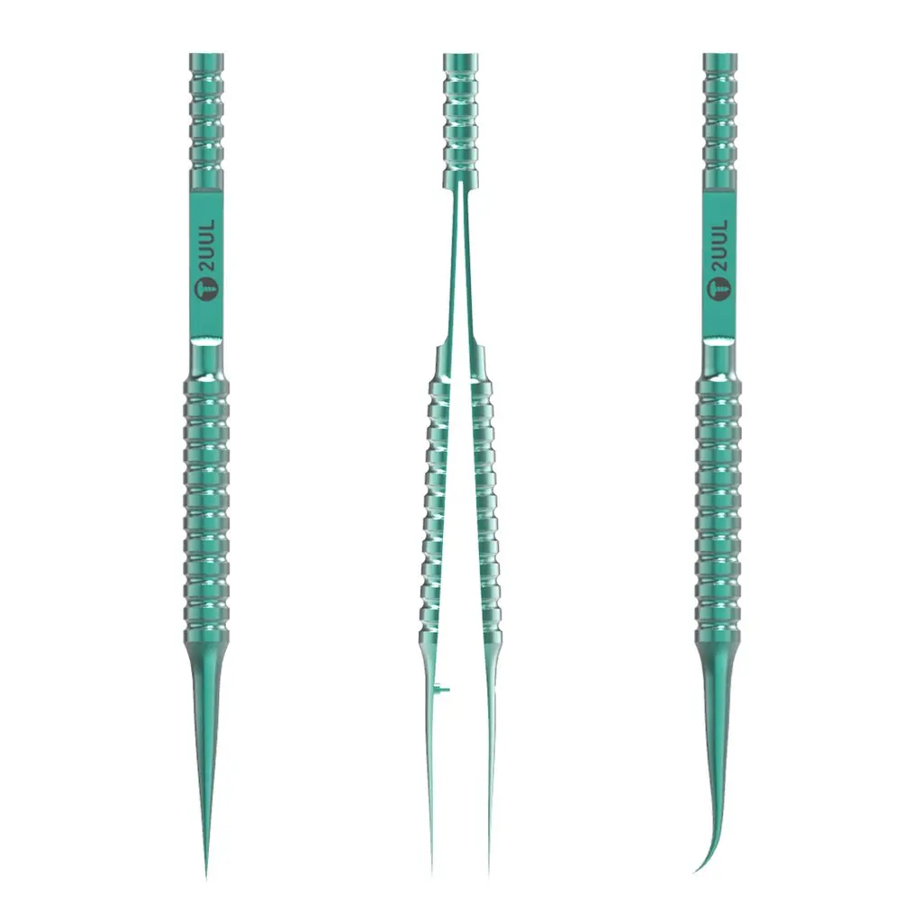 2UUL Titanium Alloy Tweezers B - مراجعة Diy Electronics Wire وسعره