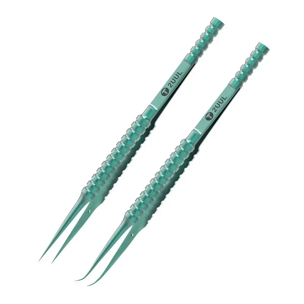 2UUL Titanium Alloy Tweezers B - مراجعة Diy Electronics Wire وسعره