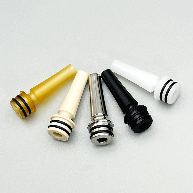 DIY 510 long drip tip PEI POM  - مراجعة Diy Vape Electronics وسعره