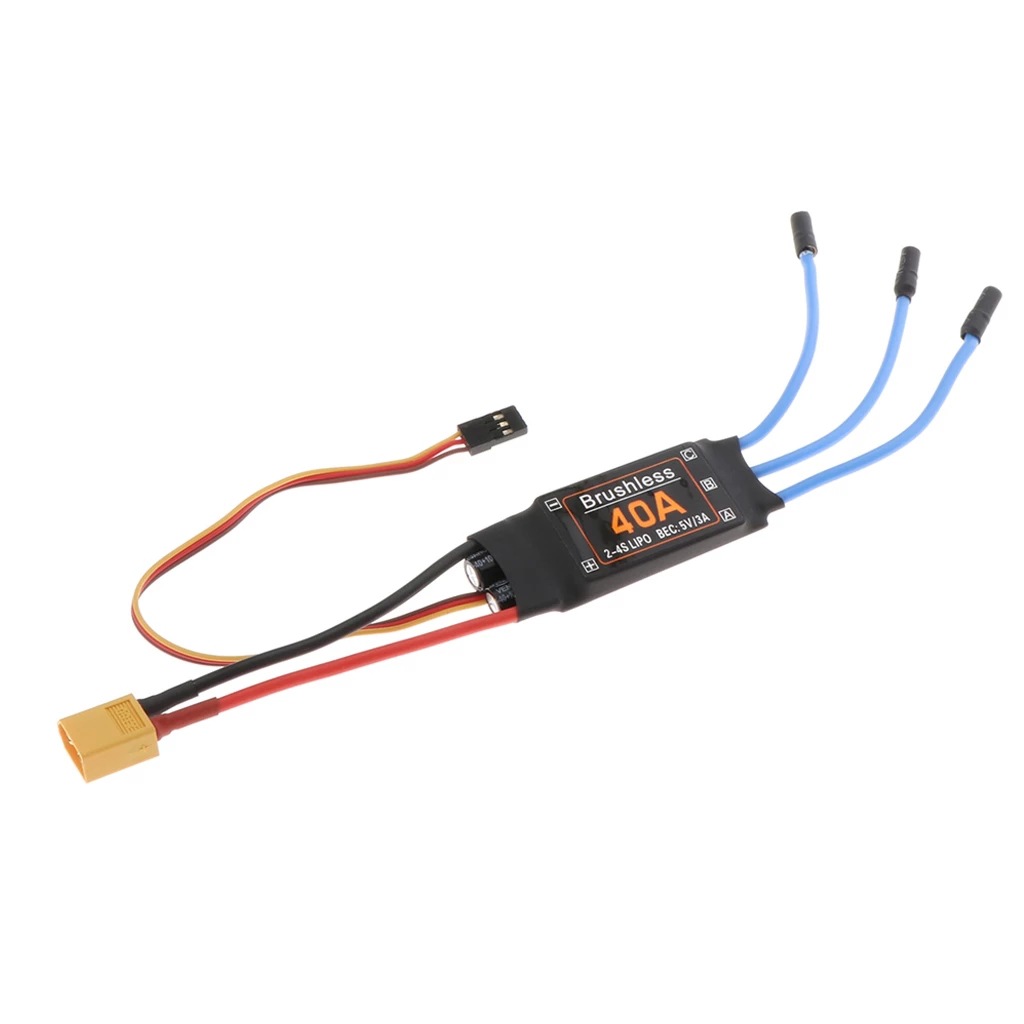 40A Brushless ESC  2-4S Electr - مراجعة Diy Electronics Motor وسعره