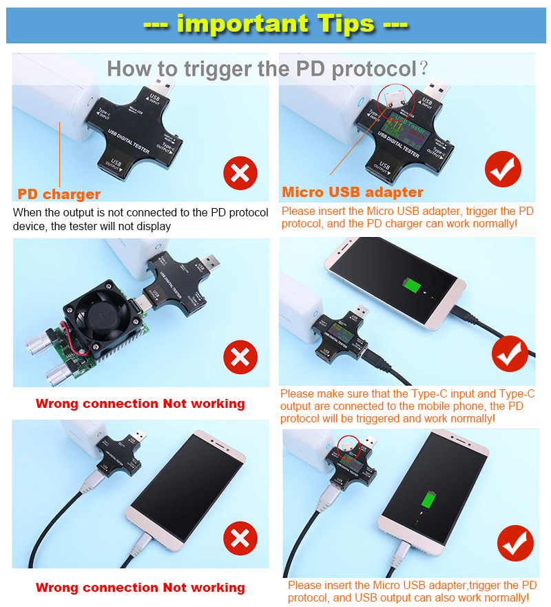 8.0A USB Tester DC Type-C PD D - مراجعة Logic Analyzer Usb وسعره