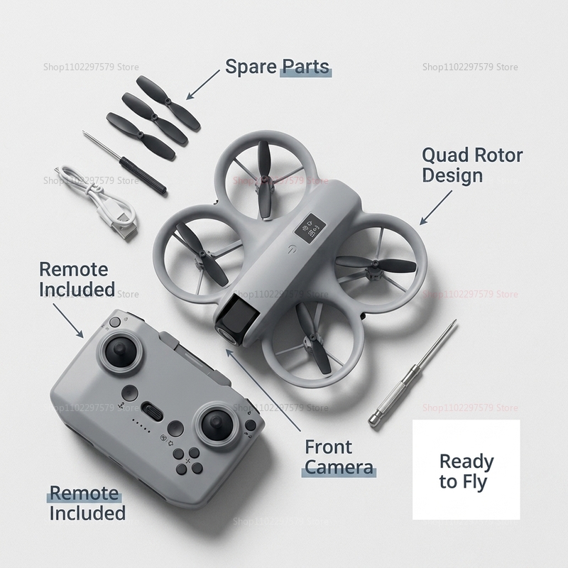 Mini Drone with 8K HD Camera F - مراجعة Diy Rc Electronics وسعره