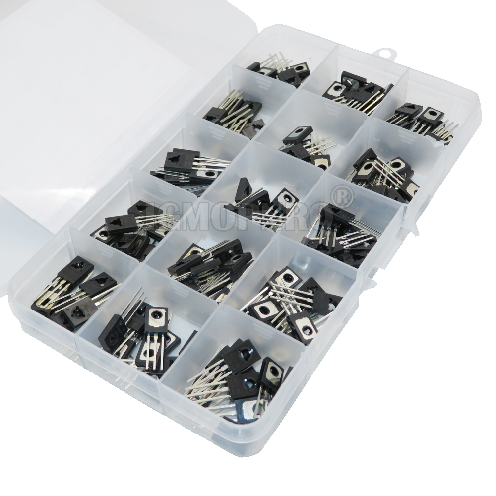 150PCS TO-126 Transistor Assor - مراجعة Lm317 Voltage Regulator وسعره