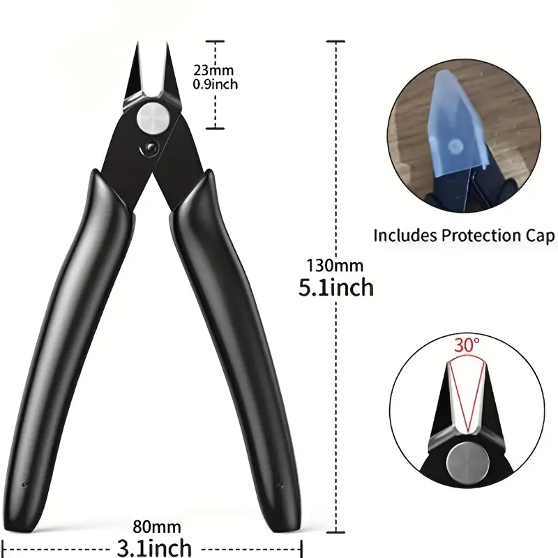 5-Inch Precision Wire Cutters  - مراجعة Diy Electronics Wire وسعره