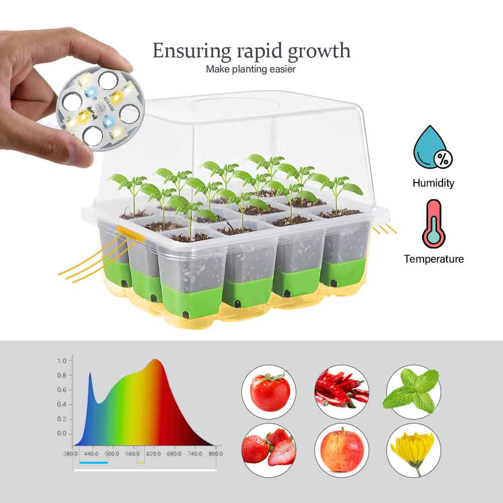 LED Grow Light Seedling Starte - مراجعة Led Assortment Kit وسعره