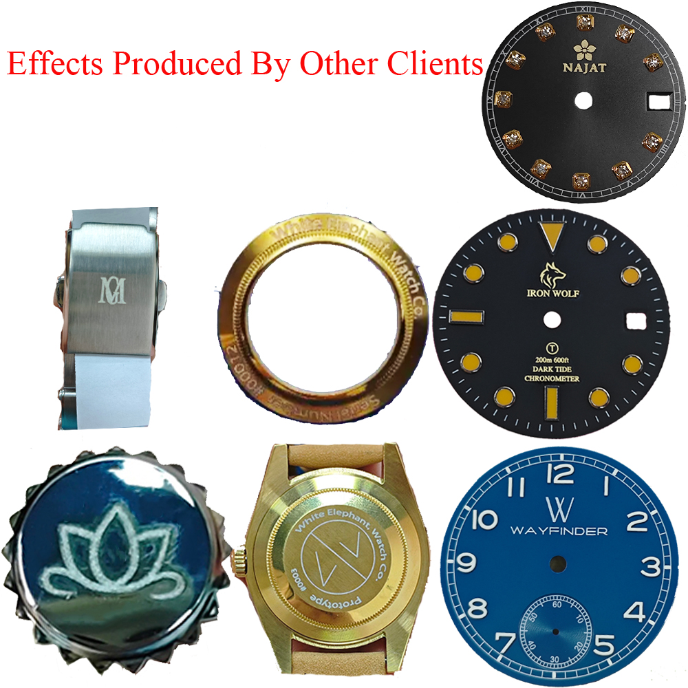 Assembled watch customization  - مراجعة Diy Electronics Logo وسعره