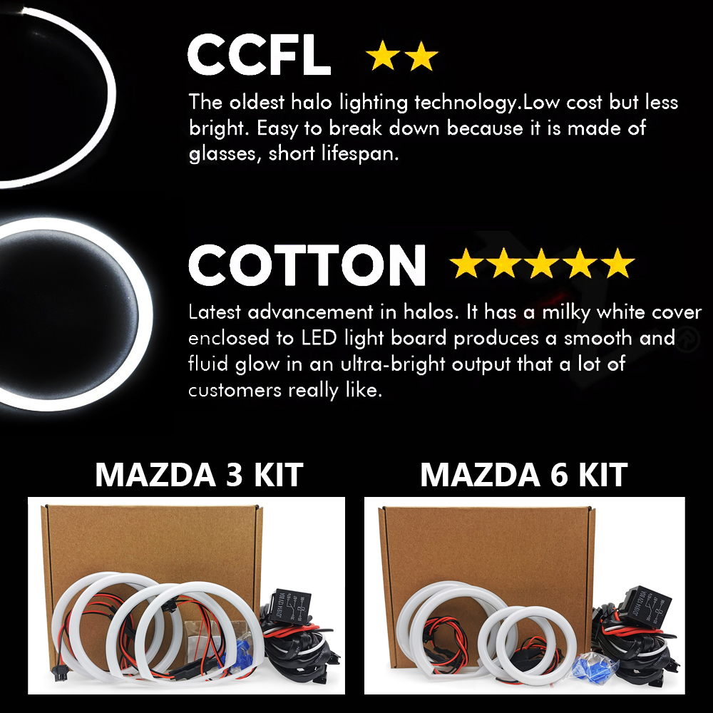4Pcs For Mazda 3  6 mazda3 BK  - مراجعة Led Assortment Kit وسعره