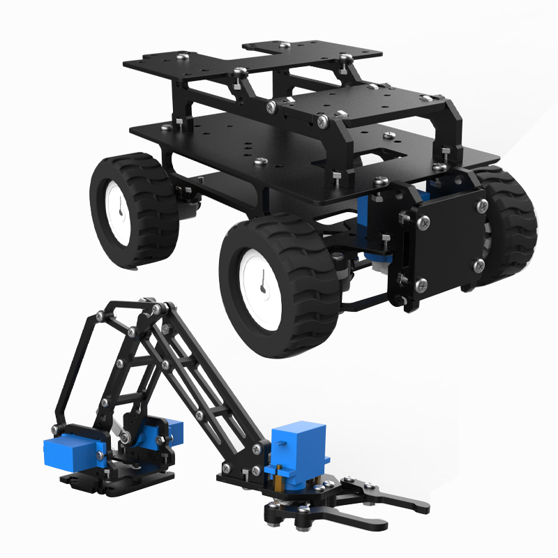 Acrylic 4WD Robot Car Motor Ac - مراجعة Diy Kit Elektronik وسعره