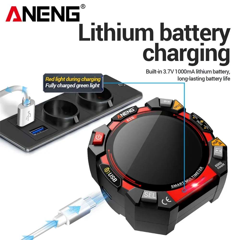ANENG 626 Digital Multimeter 6 - مراجعة Logic Analyzer Usb وسعره
