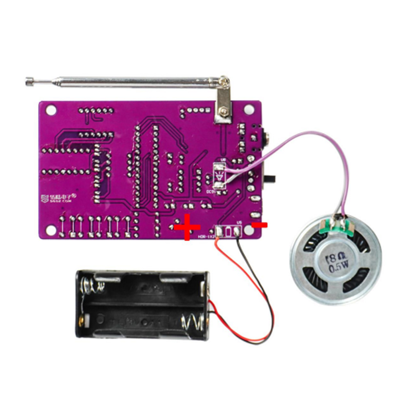 DIY FM Radio Electronic Kit 87 - مراجعة Diy Kit Elektronik وسعره