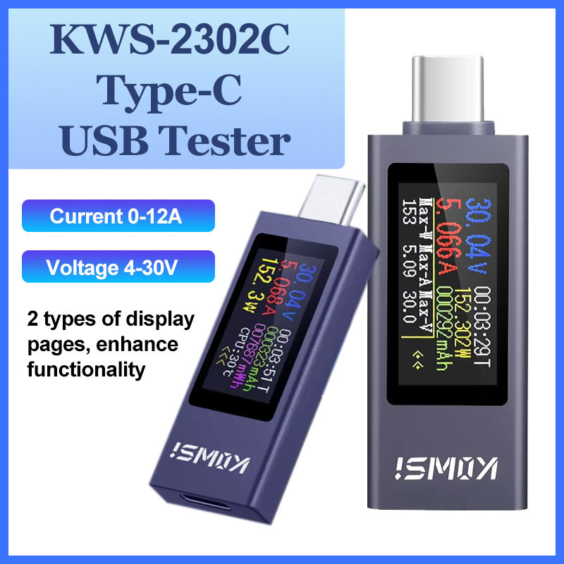 KWS-2302C Type-C USB Tester Mu - مراجعة Logic Analyzer Usb وسعره