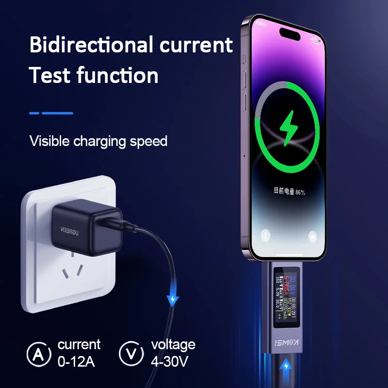 KWS-2302C Type-C USB Tester Mu - مراجعة Logic Analyzer Usb وسعره
